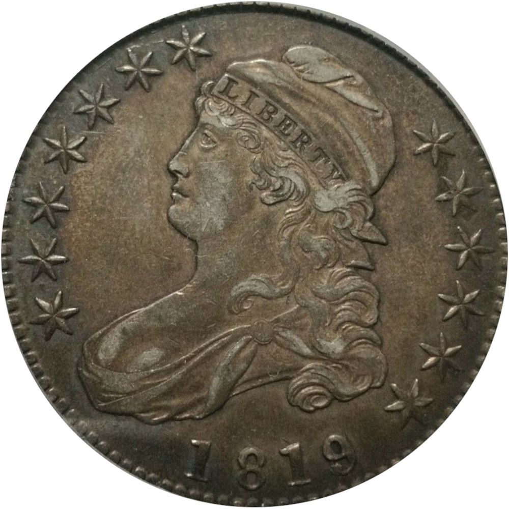 1819/8-50c-Capped-Bust-Half-Dollar---Overton-104
